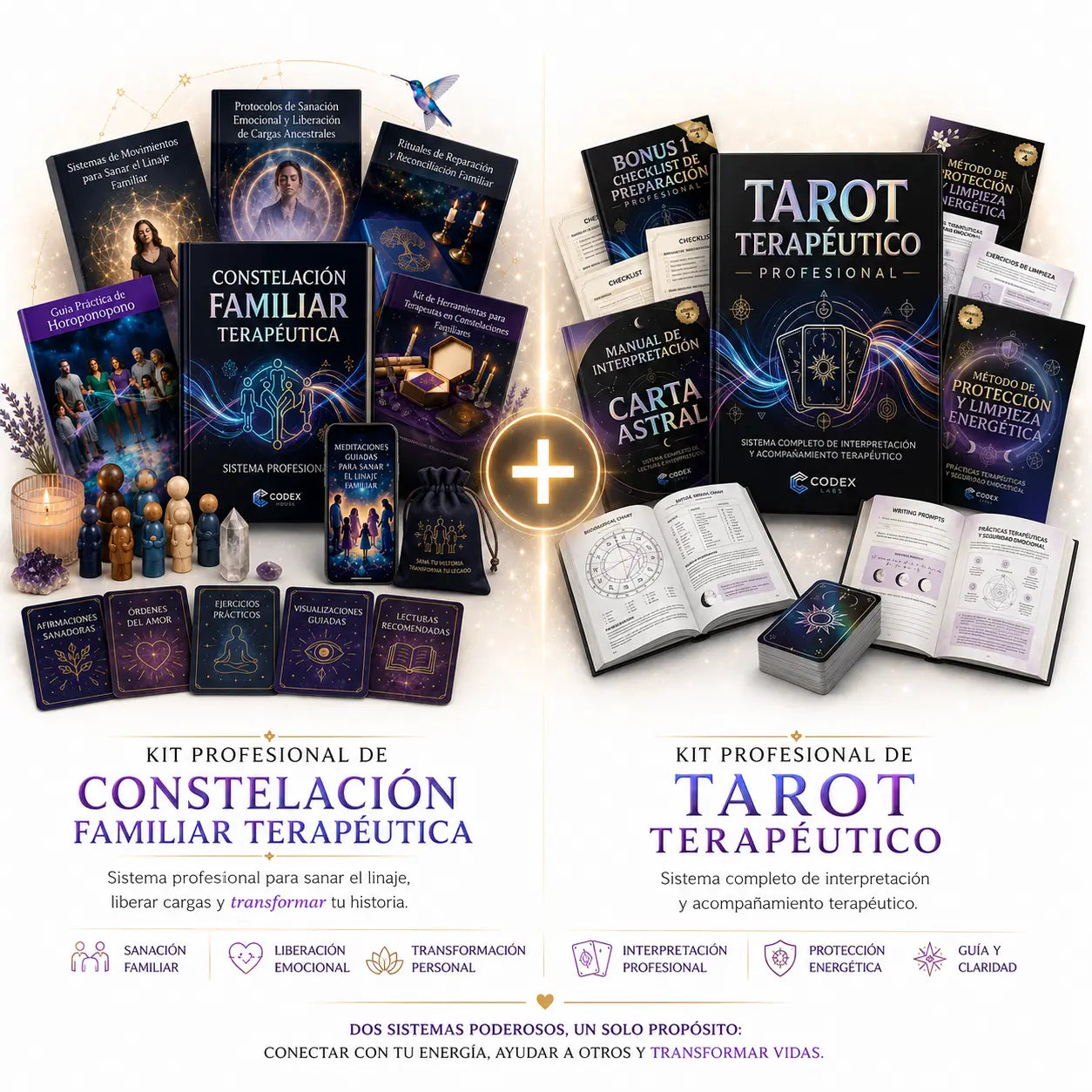 ✨ CONSTELACIONES FAMILIARES + TAROT TERAPÉUTICO PROFESIONAL